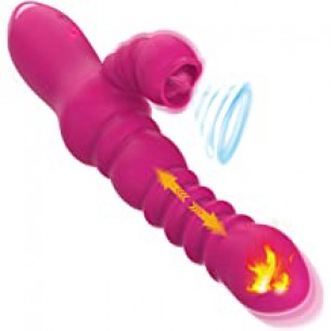 Tongue Licking Telescopic Vibrator趣儿震动棒